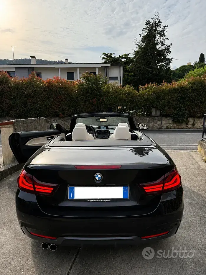 Usata BMW 420 Cabriolet M Sport 190 CV (139 kW) 2019 Nero Cabrio