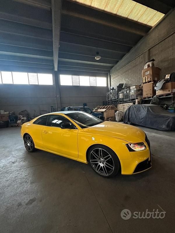 Usata Audi A5 190 CV (139 kW) 2010 Giallo Coupé