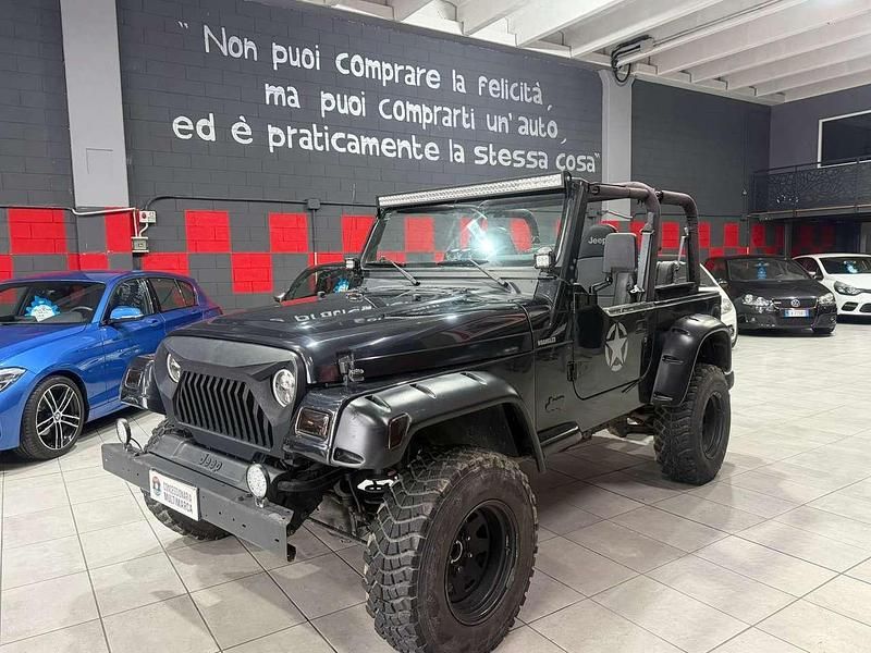 Usata Jeep Wrangler 118 CV (86 kW) 1997 Nero SUV