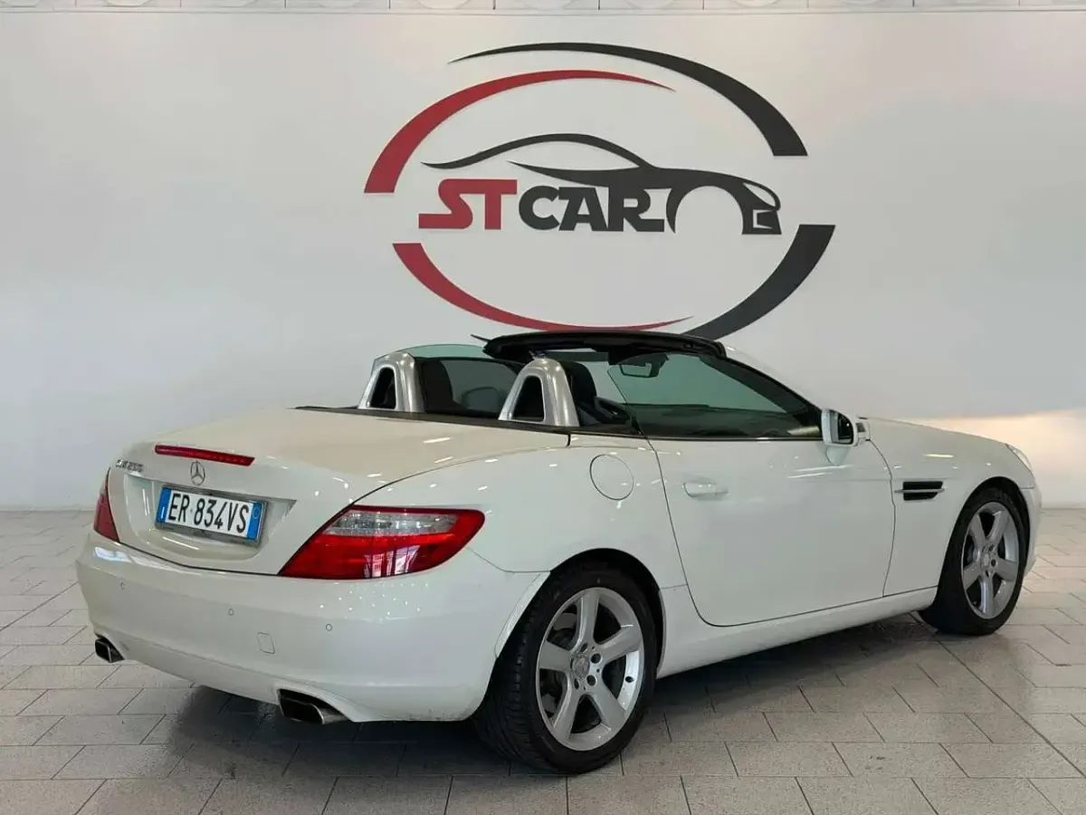 Usata Mercedes SLK200 Premium 184 CV (135 kW) 2013 Bianco Cabrio