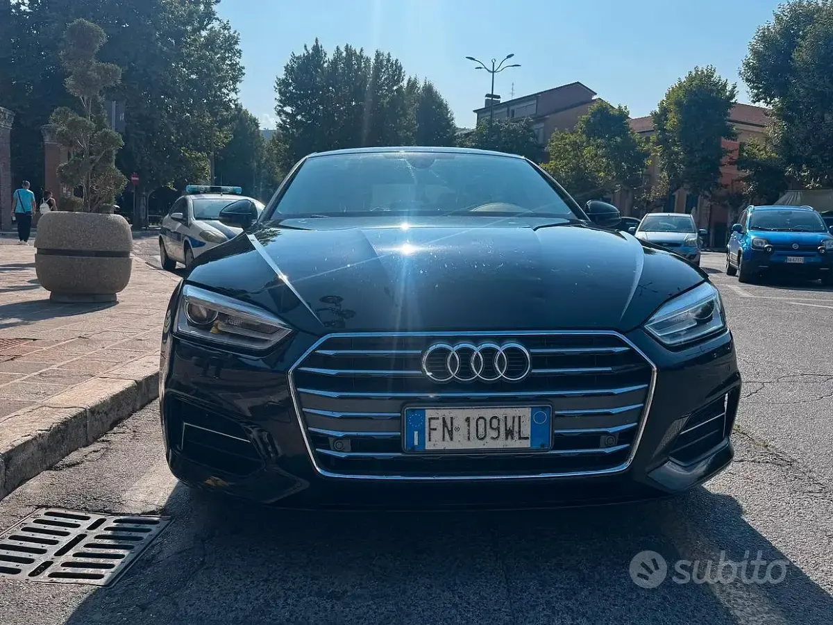 Usata Audi A5 190 CV (139 kW) 2018 Nero Coupé