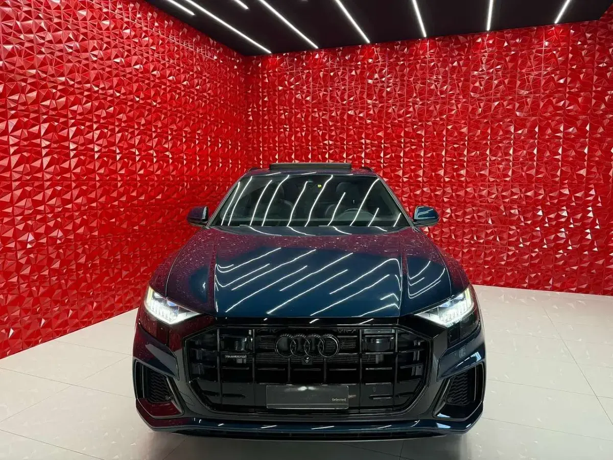 Usata Audi Q8 Ambiente 286 CV (210 kW) 2018 Blu/azzurro SUV