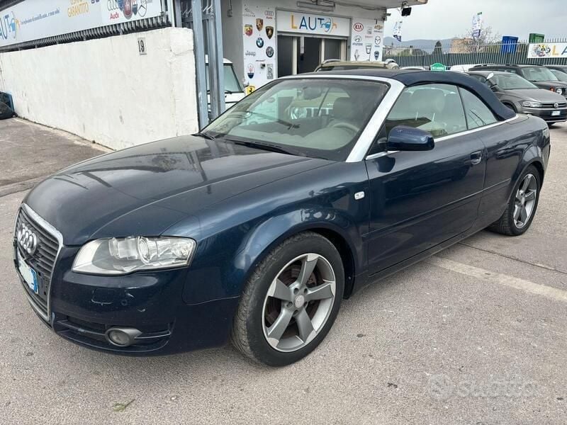 Usata Audi A4 Cabriolet 163 CV (119 kW) 2009 Blu Cabrio