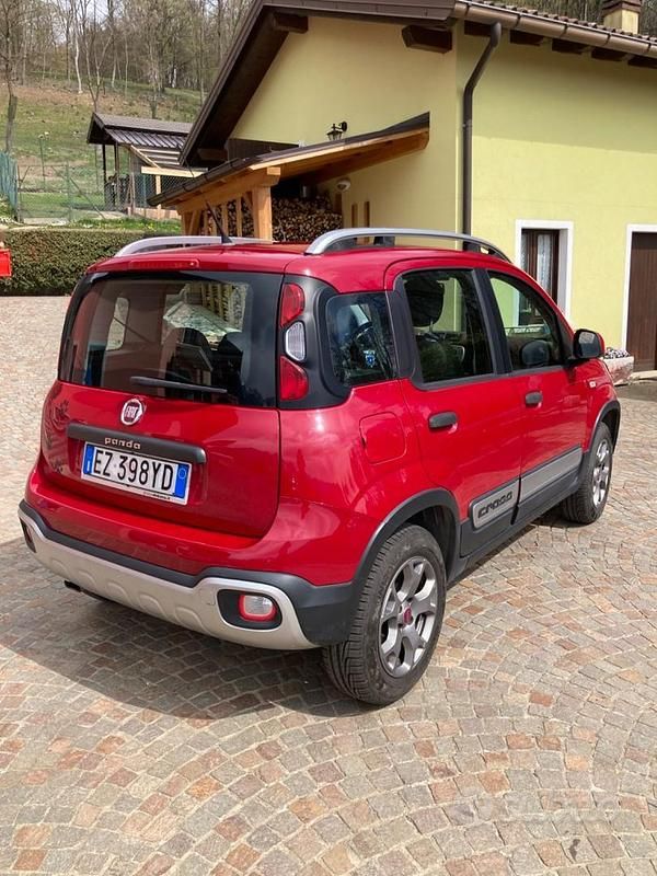 Usata Fiat Panda Cross Cross 2015 Rosso Utilitaria