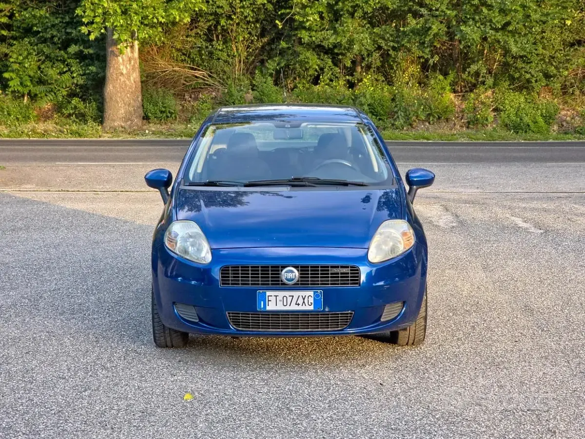 Usata Fiat Grande Punto Active 75 CV (55 kW) 2007 Blu Utilitaria