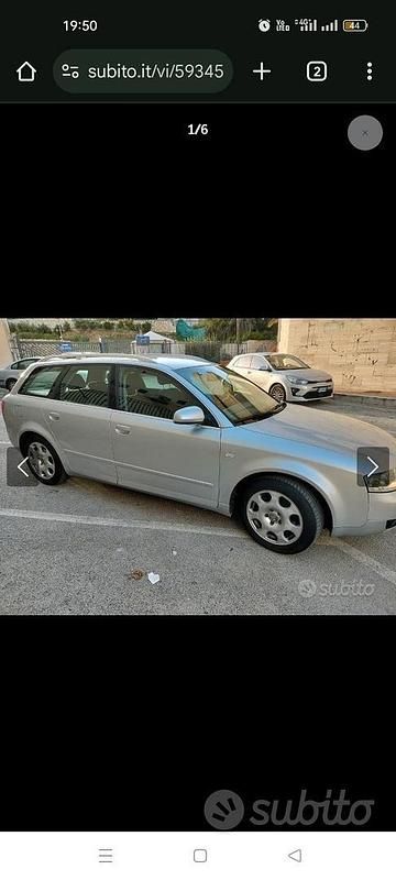 Usata Audi A4 130 CV (95 kW) 2004 Grigio Station wagon