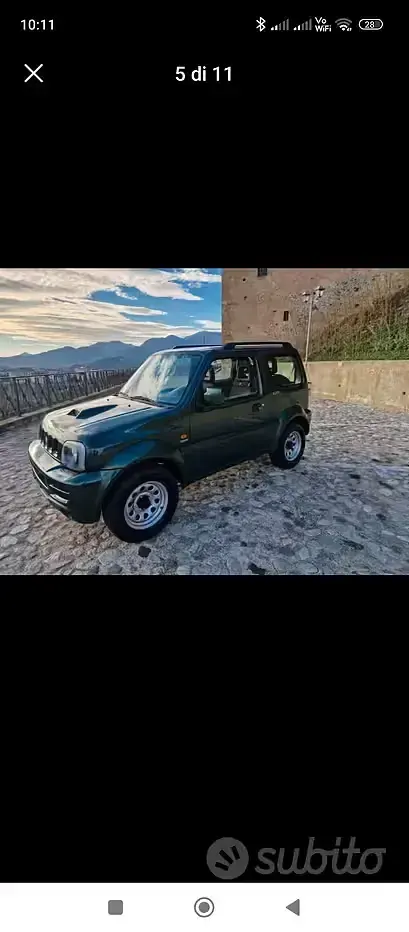 Usata Suzuki Jimny 65 CV (47 kW) 2009 Verde SUV
