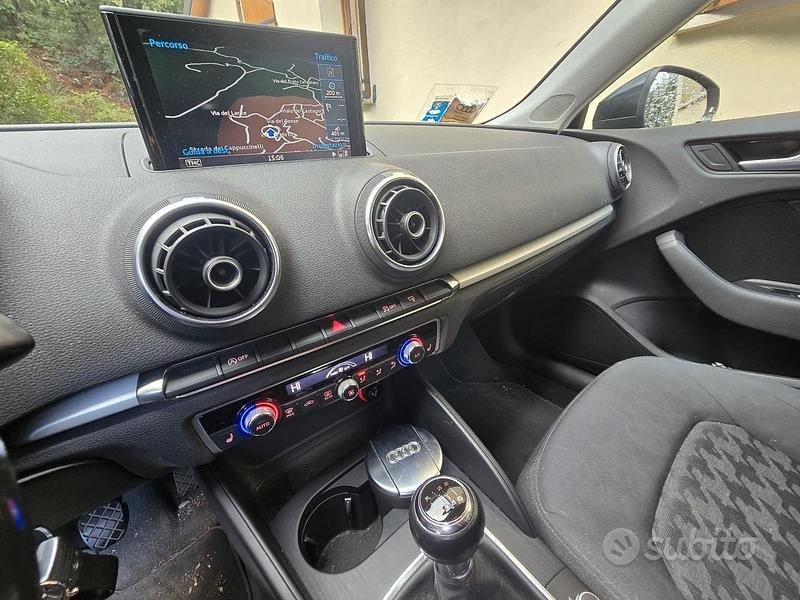 Usata Audi A3 Ambition 105 CV (77 kW) 2013 Nero Berlina