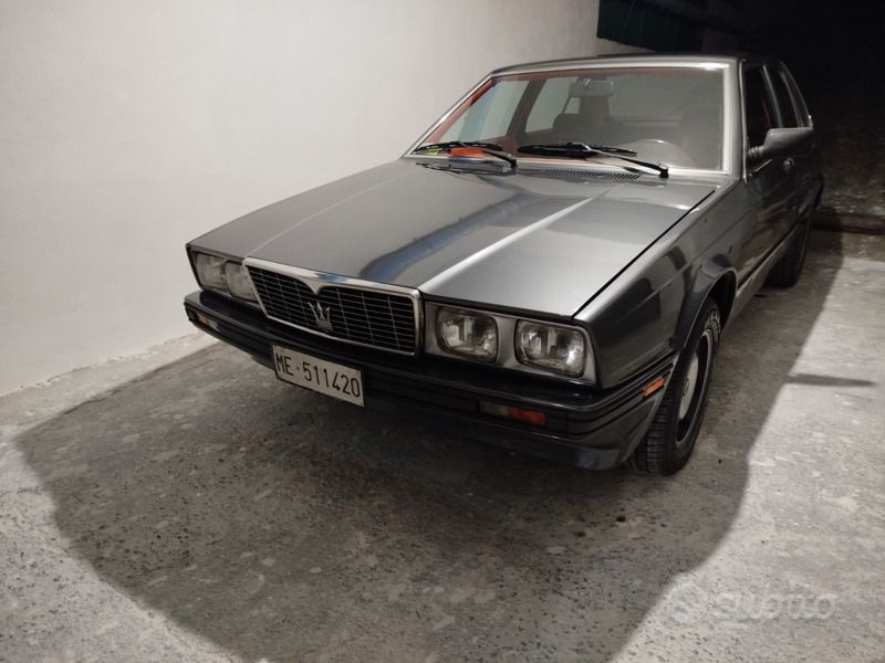 Usata Maserati Biturbo 184 CV (135 kW) 1986 Grigio Berlina