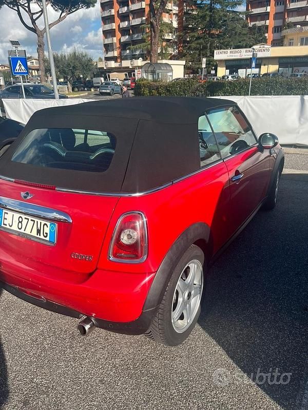 Usata Mini Cooper Cabriolet 2009 Rosso Cabrio