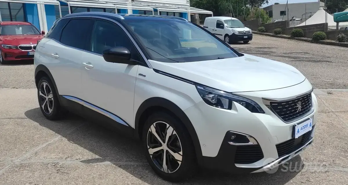 Usata Peugeot 3008 GT-line 120 CV (88 kW) 2018 Bianco SUV