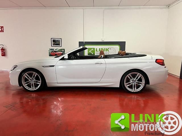 Usata BMW 640 Cabriolet M Sport 313 CV (230 kW) 2014 Bianco Cabrio