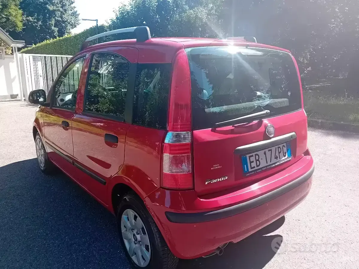 Usata Fiat Panda 60 CV (44 kW) 2010 Rosso Utilitaria