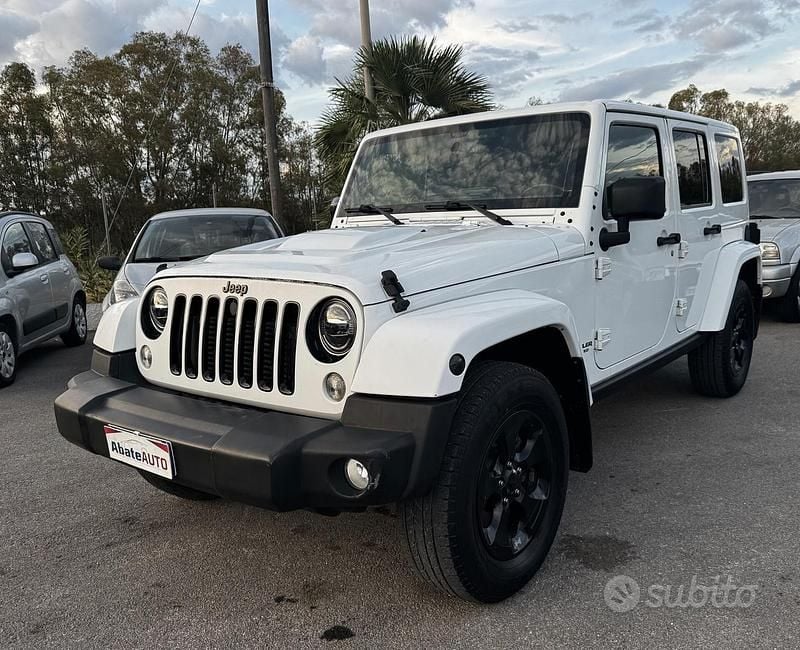 Usata Jeep Wrangler Unlimited 200 CV (147 kW) 2015 Bianco SUV