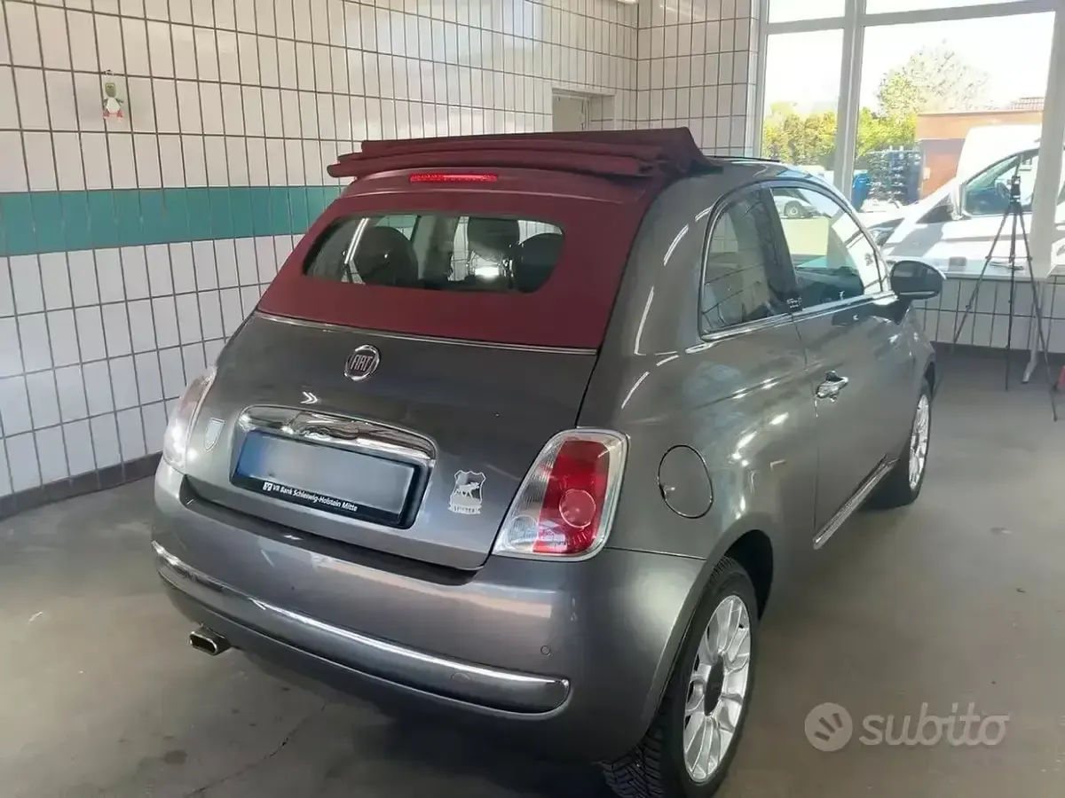 Käytetty Fiat 500 69 HP (50 kW) 2014 Harmaa Avoauto