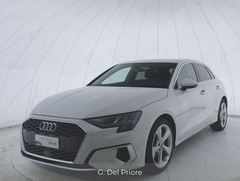 Usata Audi A3 Advanced 116 CV (85 kW) 2022 Bianco Berlina