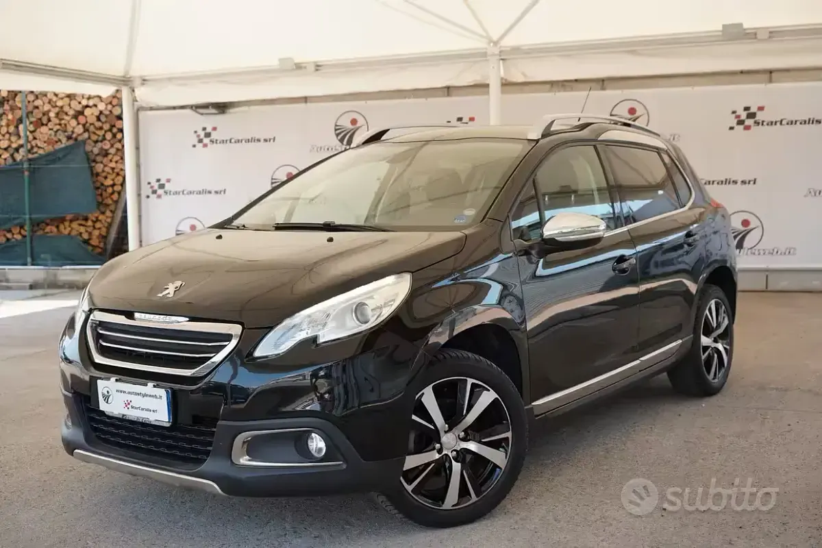 Usata Peugeot 2008 Allure 120 CV (88 kW) 2016 Nero SUV
