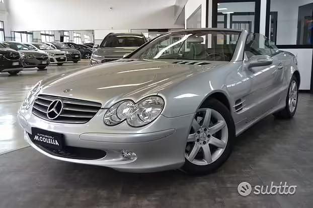 Usata Mercedes SL350 245 CV (180 kW) 2006 Grigio Cabrio