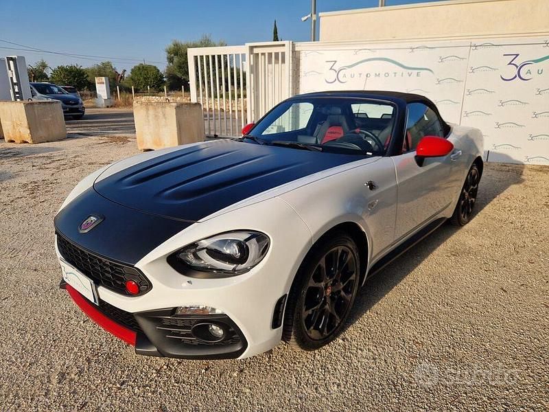 Usata Abarth 124 Spider 170 CV (125 kW) 2016 Bianco Cabrio