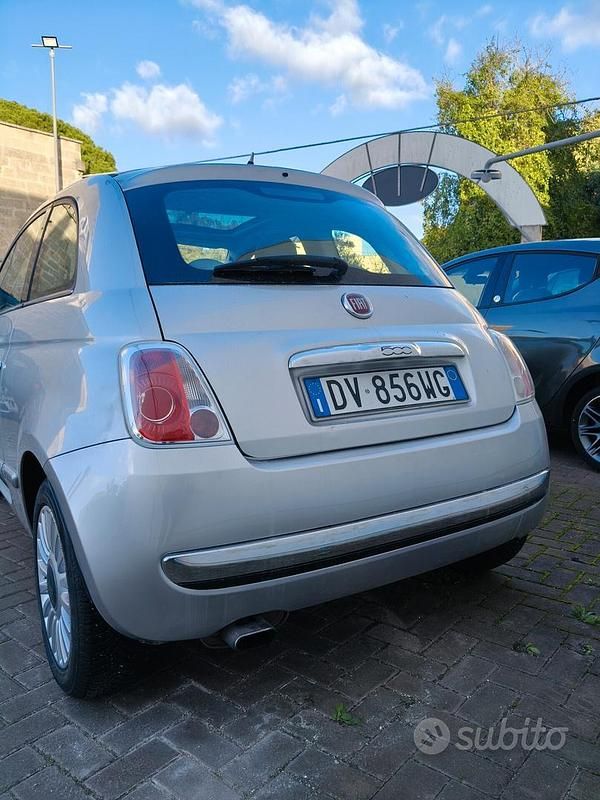 Usata Fiat 500 Lounge 69 CV (50 kW) 2009 Grigio Cabrio