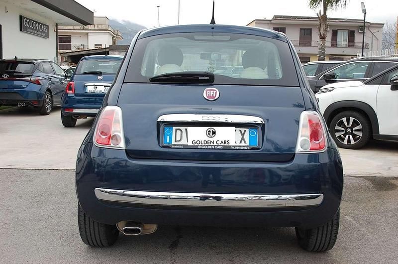 Usata Fiat 500 Lounge 69 CV (50 kW) 2009 Blu/azzurro Cabrio