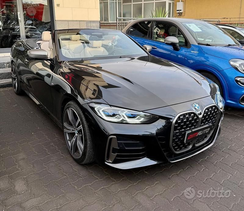 Usata BMW 440 Cabriolet M Sport 374 CV (275 kW) 2021 Nero Cabrio