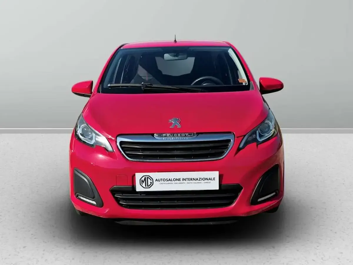 Usata Peugeot 108 Access 69 CV (50 kW) 2015 Rosso Utilitaria