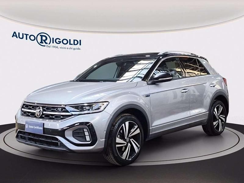 Usata VW T-Roc R-line 150 CV (110 kW) 2023 Pyrit silver metallizzato nero SUV
