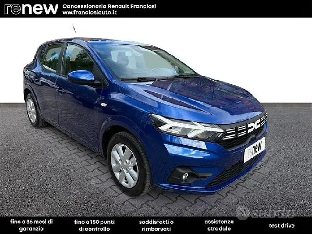 Usata Dacia Sandero Expression 91 CV (66 kW) 2023 Blu scuro