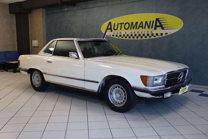 Begagnad Mercedes SL450 220 HK (161 kW) 1973 Vit Halvkombi