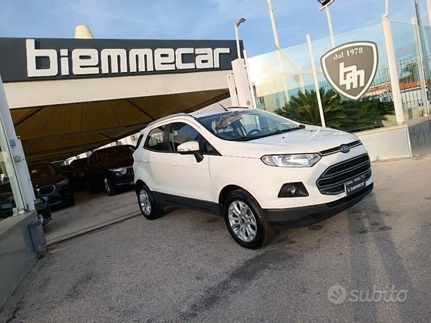 Bianco Usata 2017 Ford Ecosport Titanium SUV | 11.900 € (Buon prezzo) - Immagine 1/4