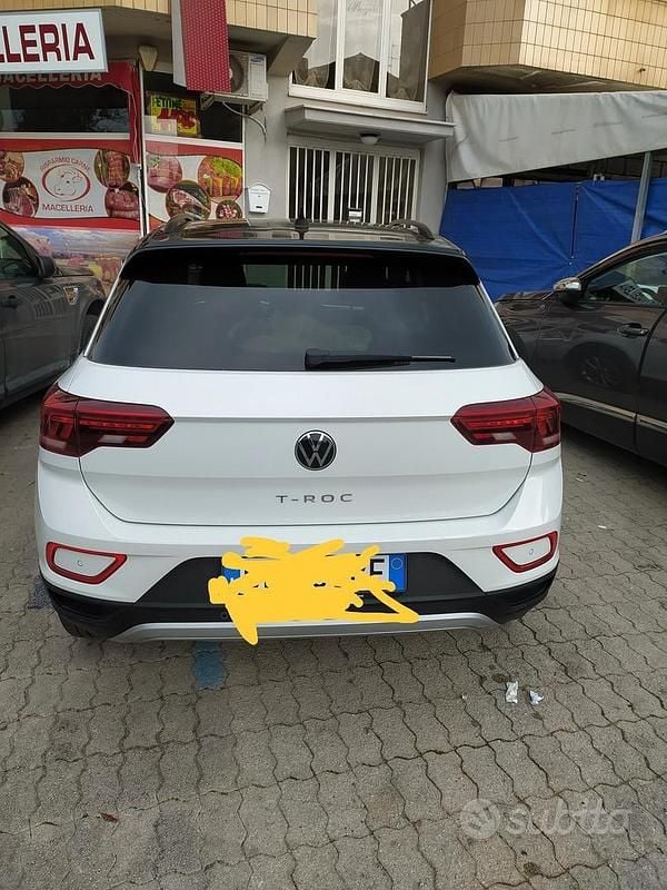 Usata VW T-Roc 110 CV (80 kW) 2023 Bianco SUV