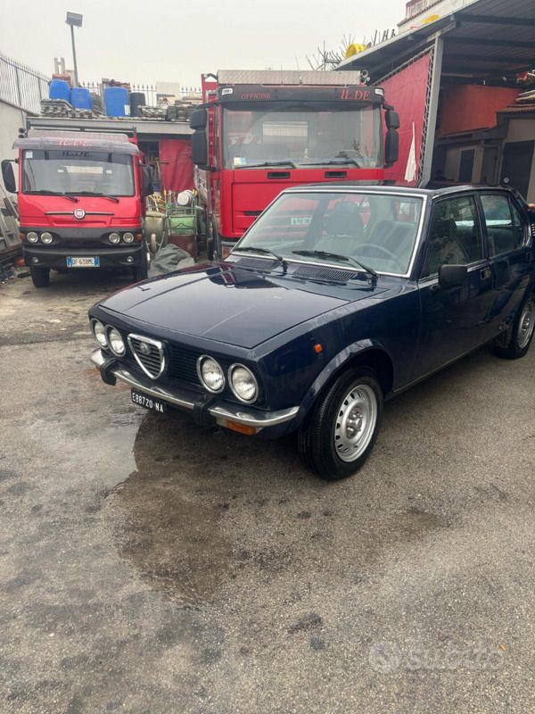 Usata Alfa Romeo Alfetta 109 CV (80 kW) 1980 Blu Berlina