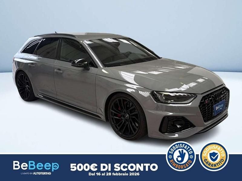 Usata Audi RS4 Comfort 450 CV (330 kW) 2020 Grigio metallizzato Station wagon