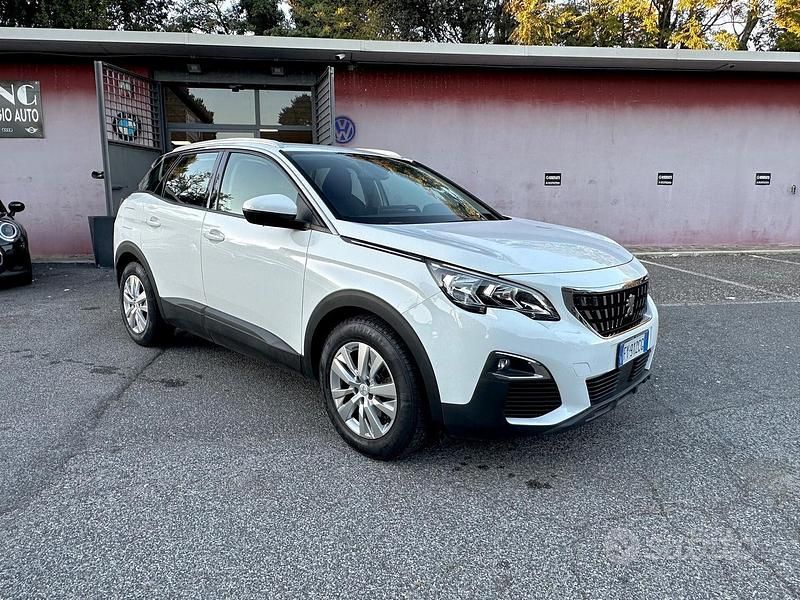 Usata Peugeot 3008 S 131 CV (96 kW) 2019 Bianco Berlina