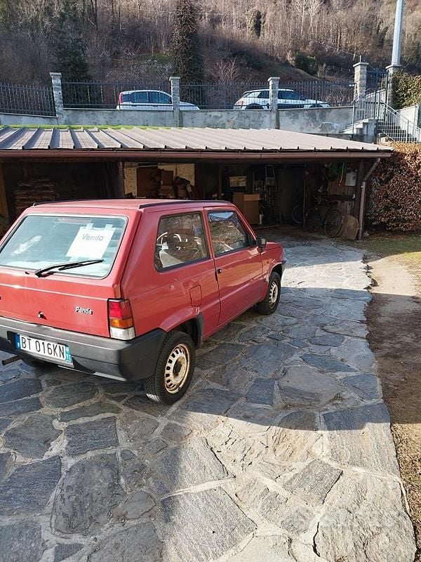 Usata Fiat Panda 45 CV (33 kW) 2001 Rosso Utilitaria