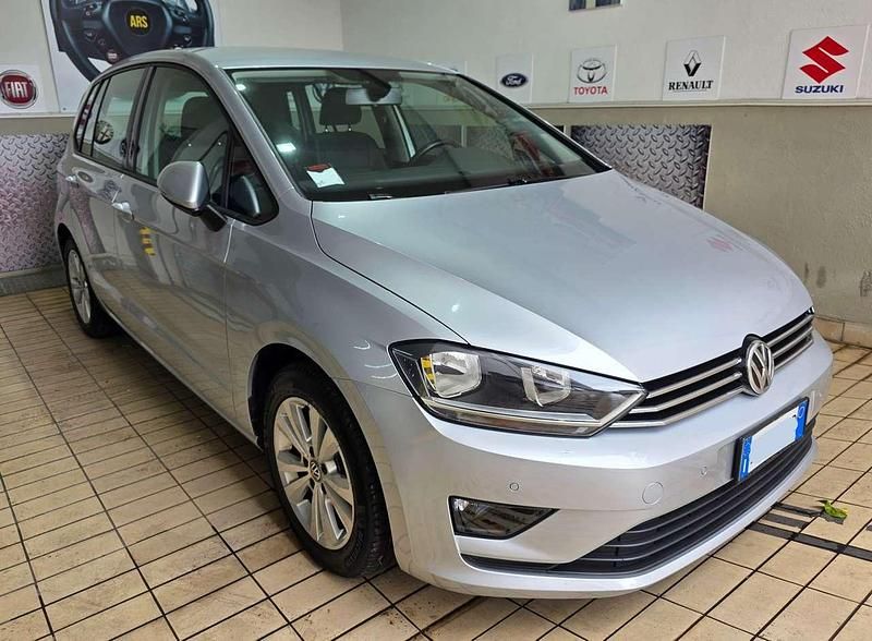 Argento Usata 2014 VW Golf Sportsvan Highline Monovolume | 8999 € (Super prezzo) - Immagine 1/4