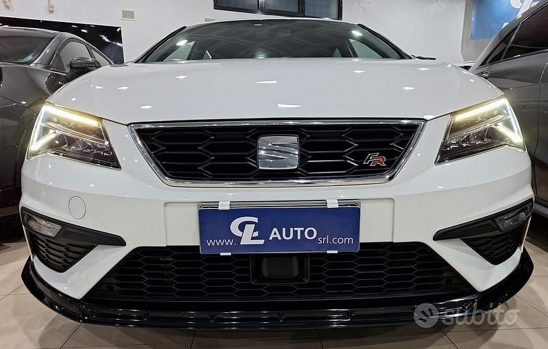Usata Seat Leon FR 184 CV (135 kW) 2019 Bianco Berlina