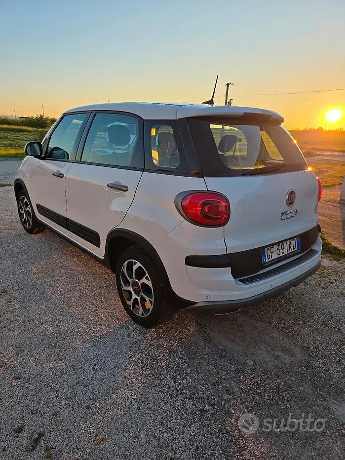 Usata Fiat 500L Cross 95 CV (69 kW) 2021 Bianco Monovolume