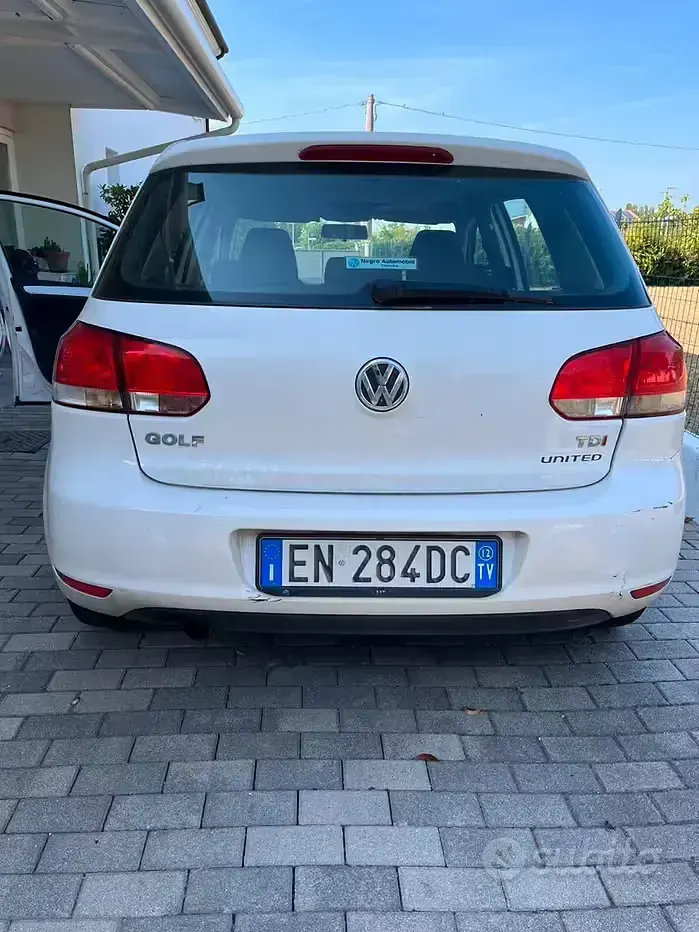 Usata VW Golf VII Highline 105 CV (77 kW) 2012 Bianco Berlina