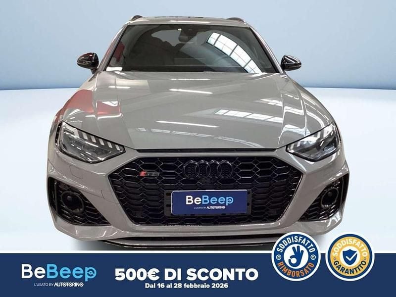 Usata Audi RS4 Comfort 450 CV (330 kW) 2020 Grigio metallizzato Station wagon