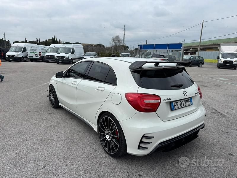 Usata Mercedes A45 AMG 360 CV (264 kW) 2015 Bianco Berlina