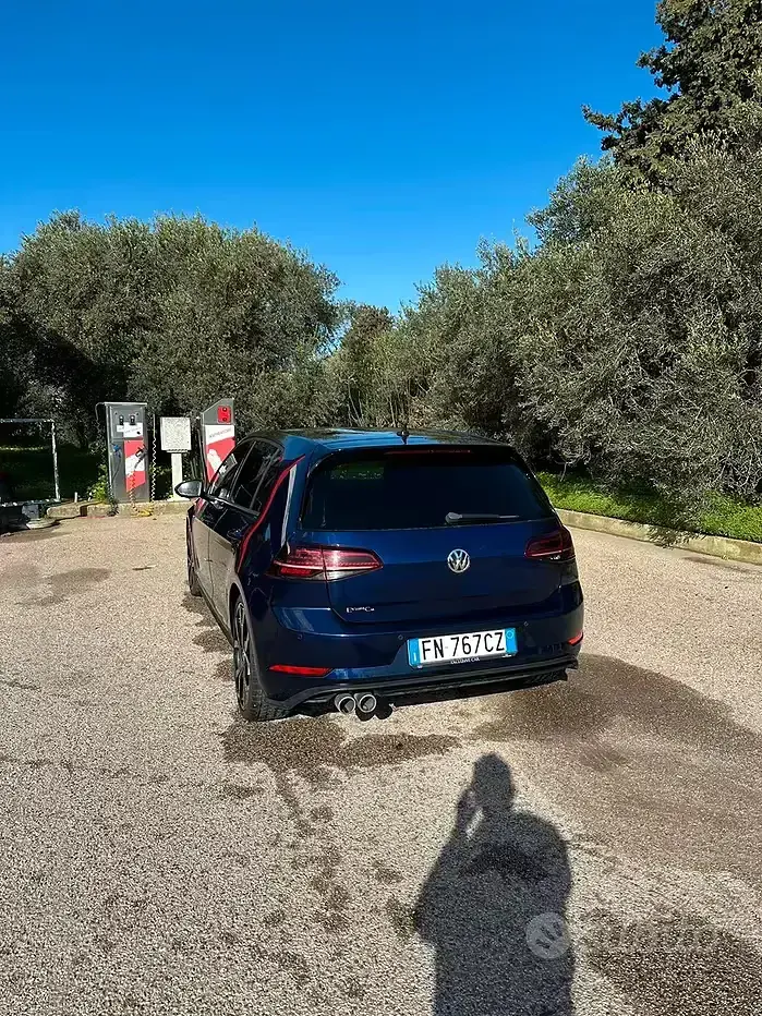 Usata VW Golf VII GTD 184 CV (135 kW) 2018 Bluazzurro Berlina