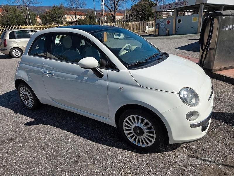 Usata Fiat 500 2009 Bianco Cabrio