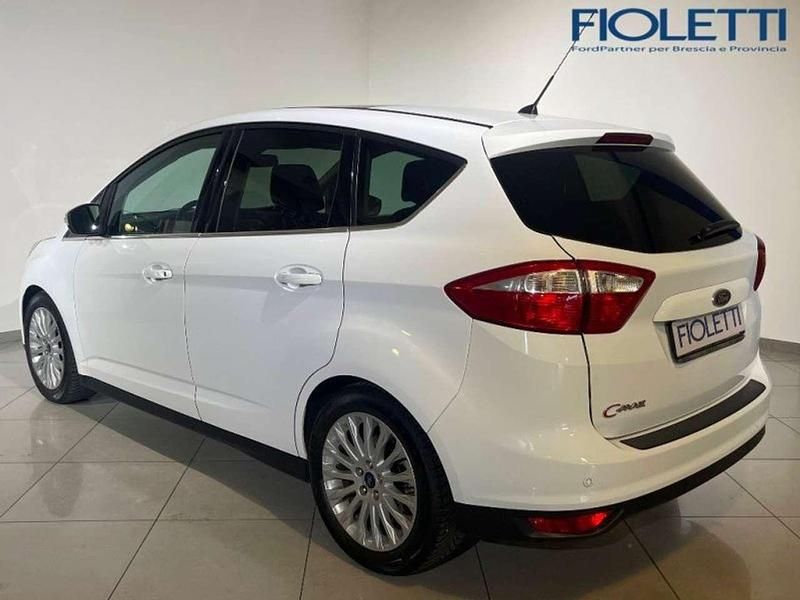 Usata Ford C-MAX Titanium 116 CV (85 kW) 2014 Bianco Monovolume