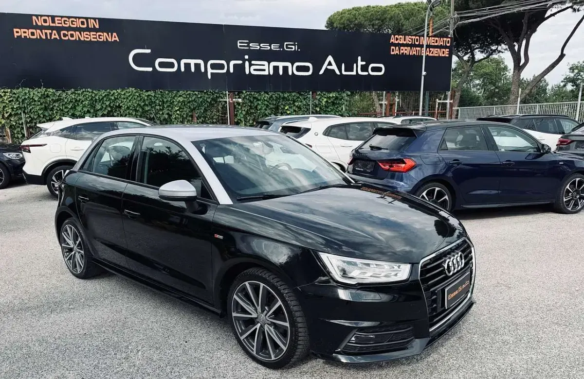 Usata Audi A1 S-Line 90 CV (66 kW) 2017 Nero Utilitaria