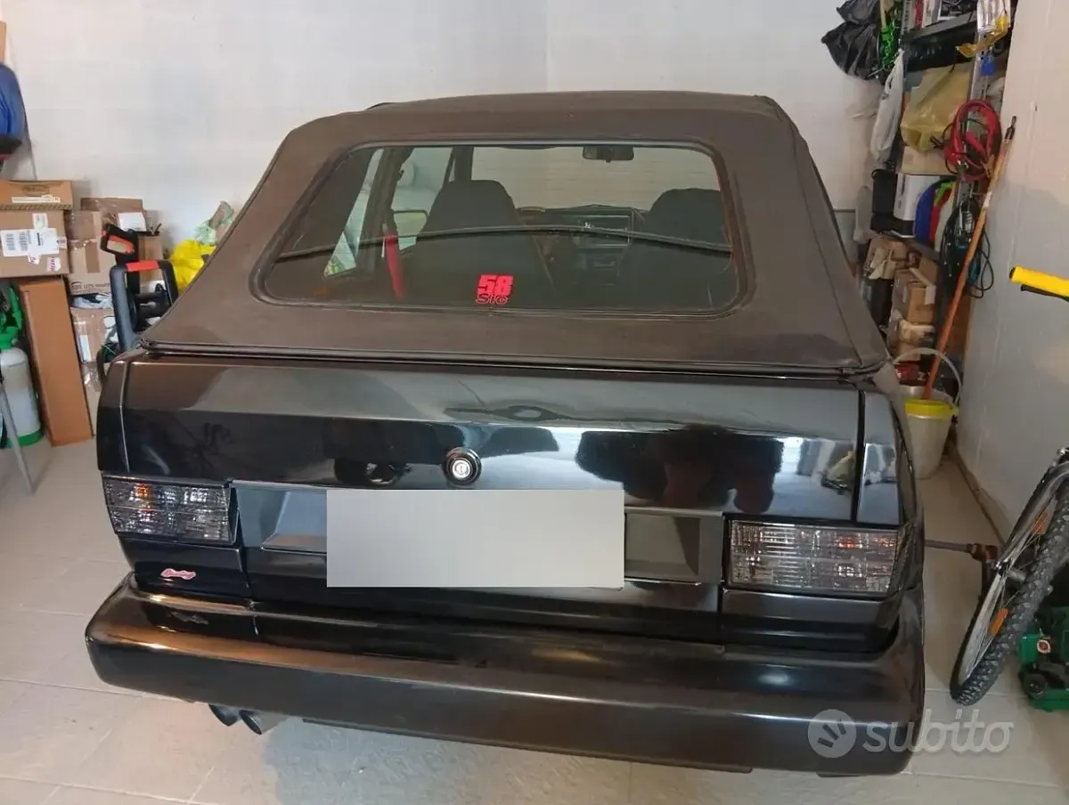 Usata VW Golf Cabriolet 73 CV (53 kW) 1991 Nero Cabrio