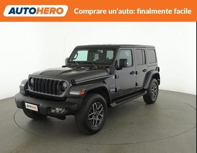 Usata Jeep Wrangler Unlimited Sahara 271 CV (199 kW) 2022 Grigio SUV