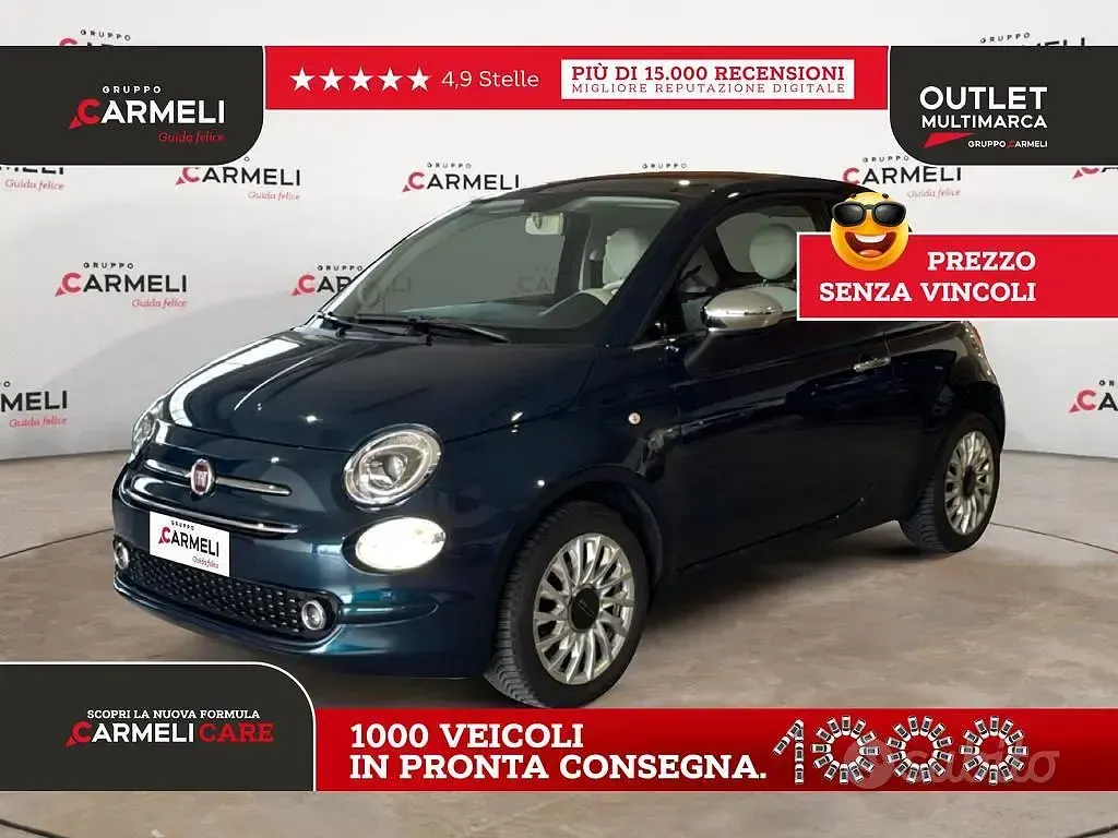 Begagnad Fiat 500 Lounge 69 HK (50 kW) 2018 Halvkombi