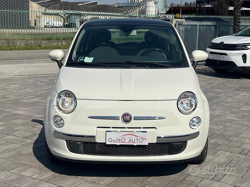 Usata Fiat 500 Lounge 69 CV (50 kW) 2010 Bianco Berlina